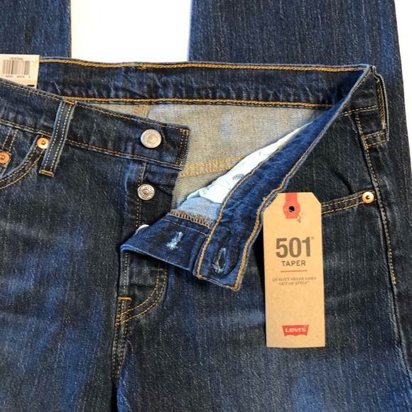 New Levi’s 501 Taper 29 x 28 - Picture 5 of 8